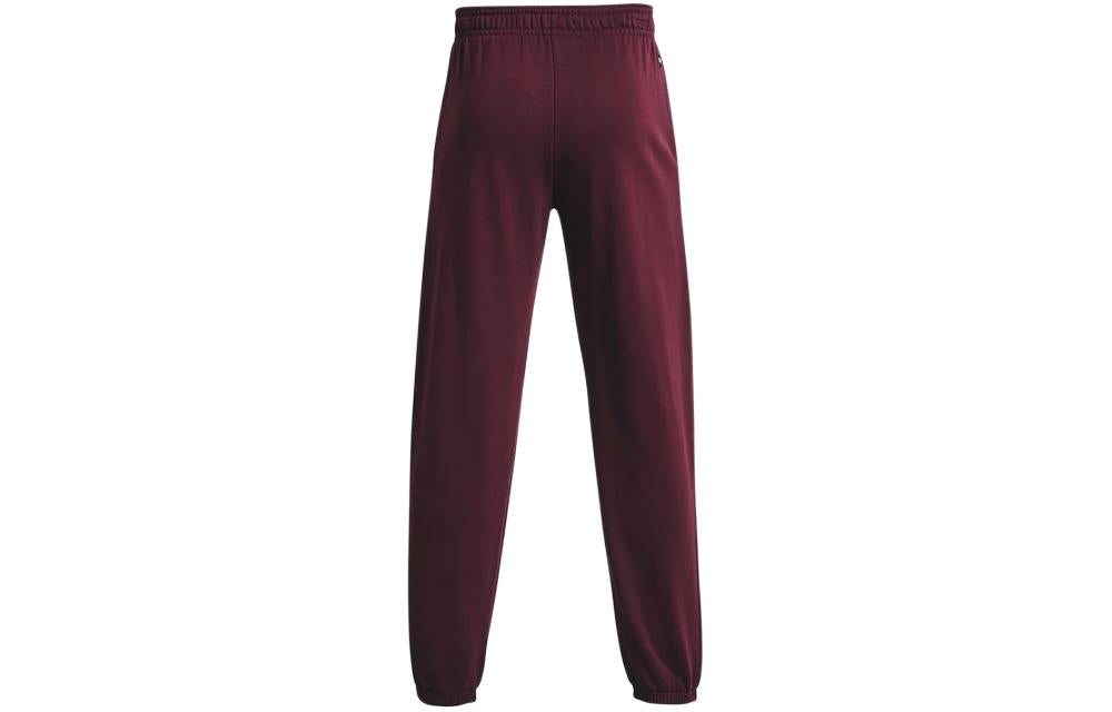 Under Armour Project Rock Heavyweight Terry Pants 'Burgundy' 1373568-600