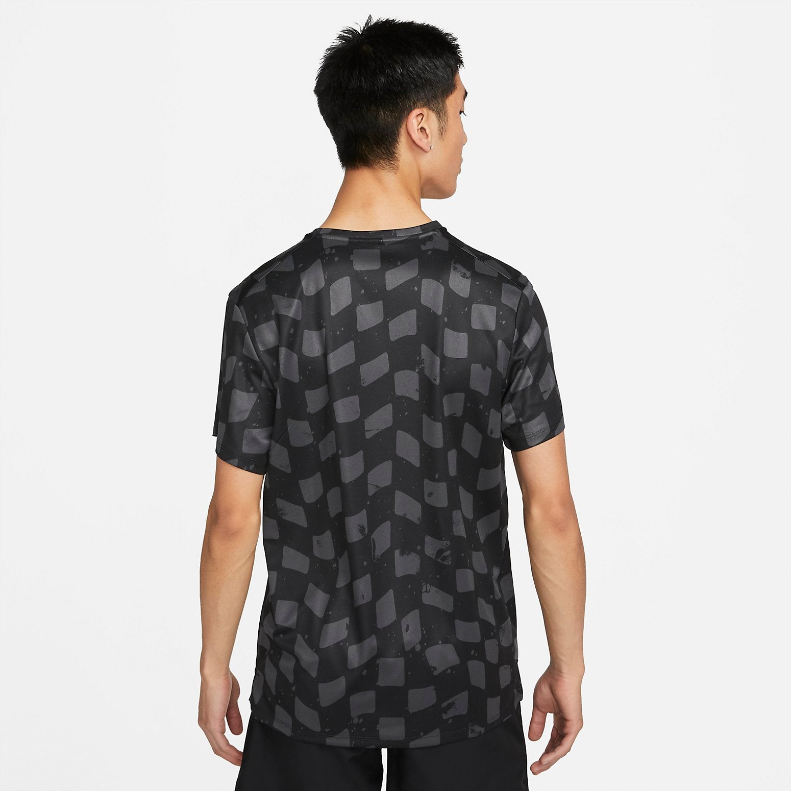 Nike Dri-FIT Miler Short-Sleeve Running Top 'Black' DX0871-060
