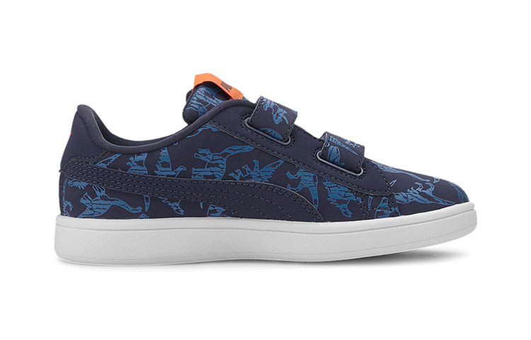 (PS) PUMA Smash 2 Archeo Leisure Board Shoes Blue/Orange 373138-02