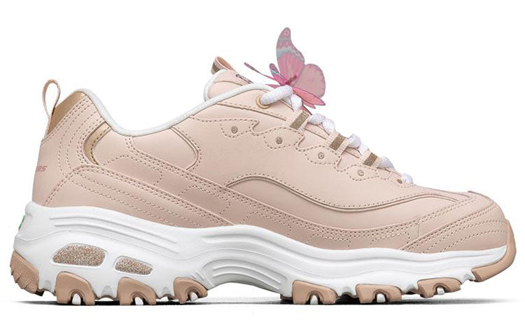 (WMNS) Skechers D'lites 1.0 Low-Top Running Shoes Pink 149233-LTPK