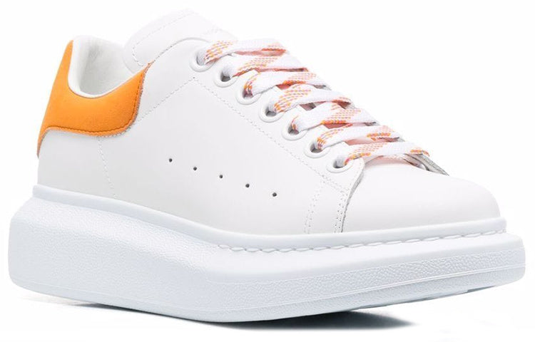 (WMNS) Alexander McQueen Oversized Sneaker 'Orange Suede' 553770WHGP79756