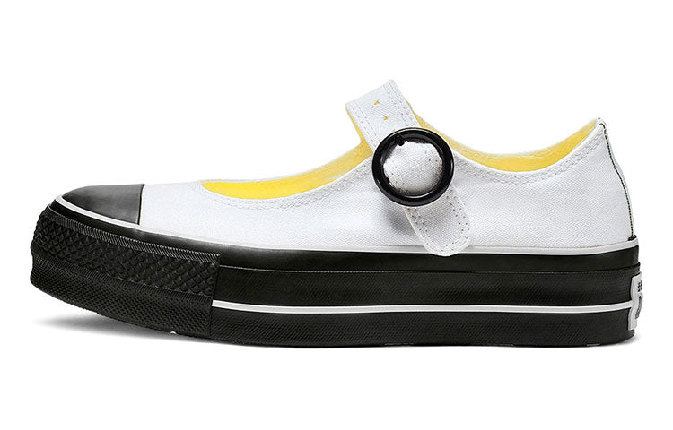 (WMNS) Converse Chuck Taylor All Star Mary Jane Low Top 'Black White' 564318C