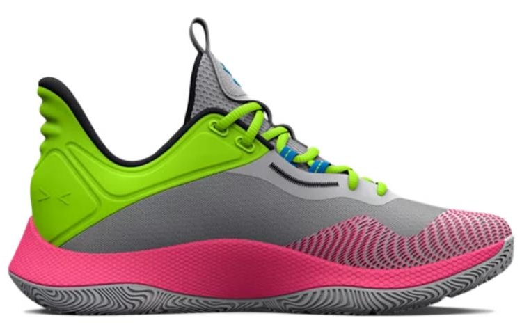 Under Armour Curry HOVR Splash 'Halo Grey Lime Pink' 3025636-102