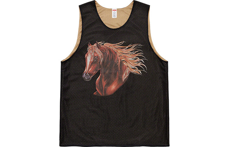 Supreme SS23 Week15 Mustang Reversible Basketball Jersey 'Black' SUP-SS23-255