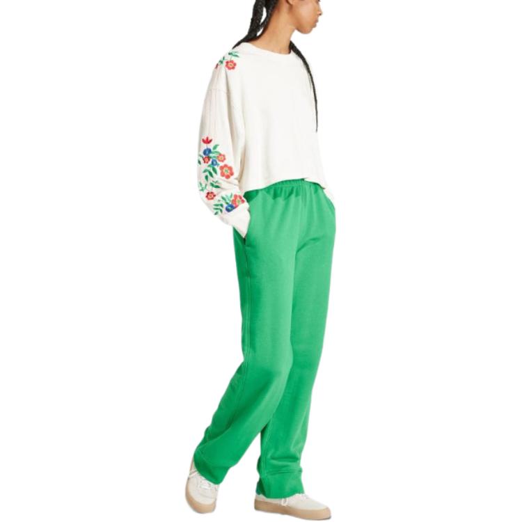 (WMNS) adidas Floral Graphics Sweatshirt Asia Sizing 'White' IS2425