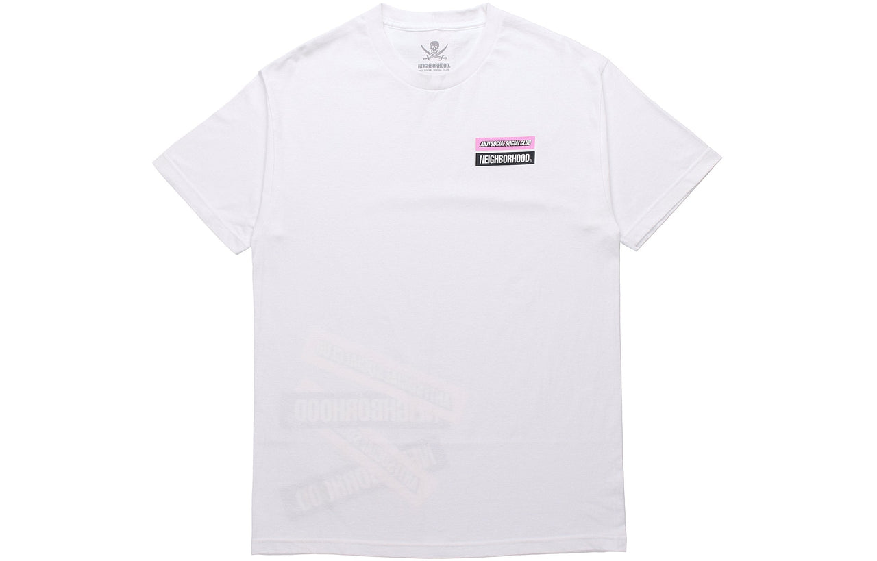 ASSC x NEIGHBORHOOD Unisex Printing Tee White ASST389