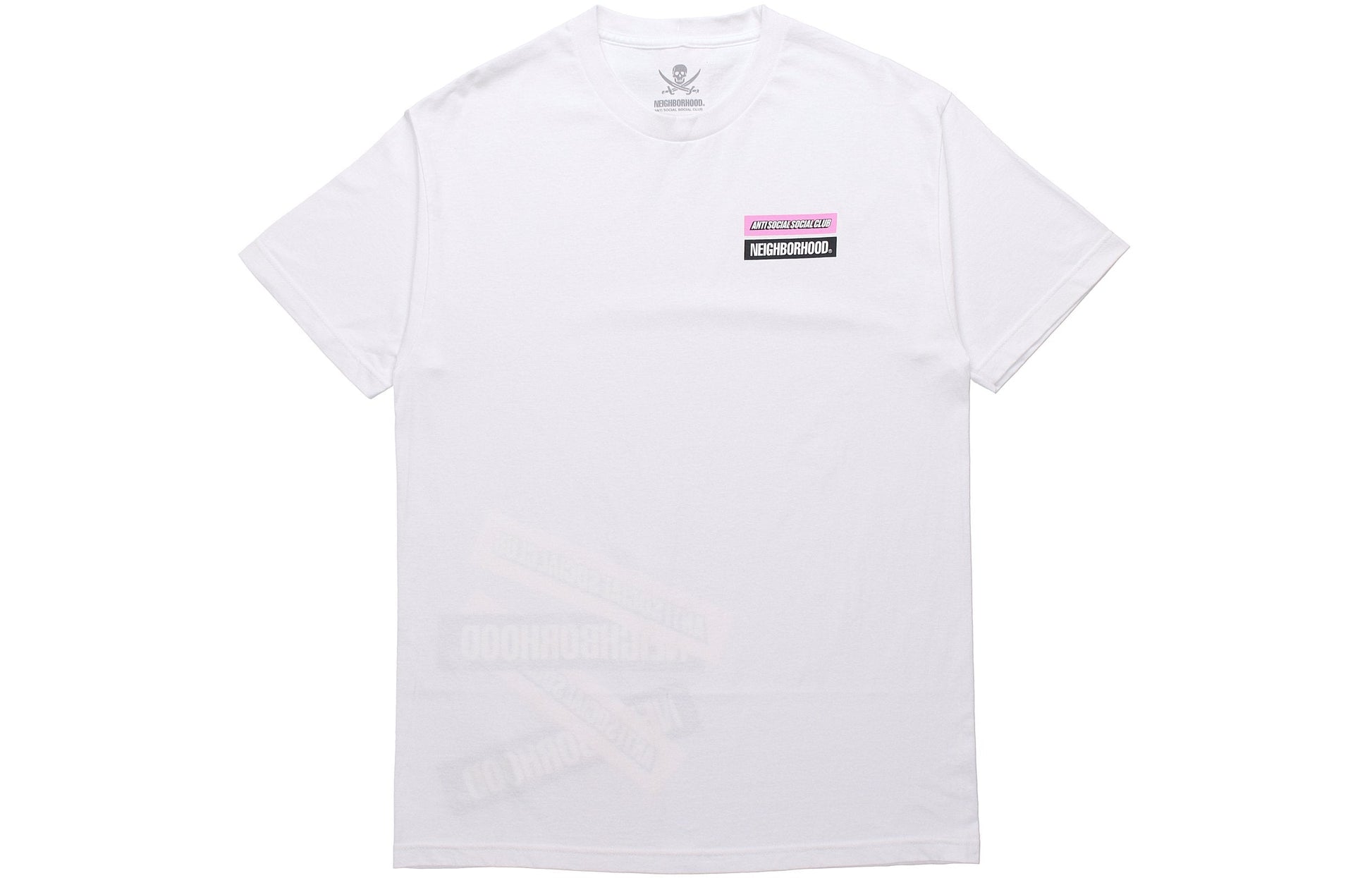 ASSC x NEIGHBORHOOD Unisex Printing Tee White ASST389