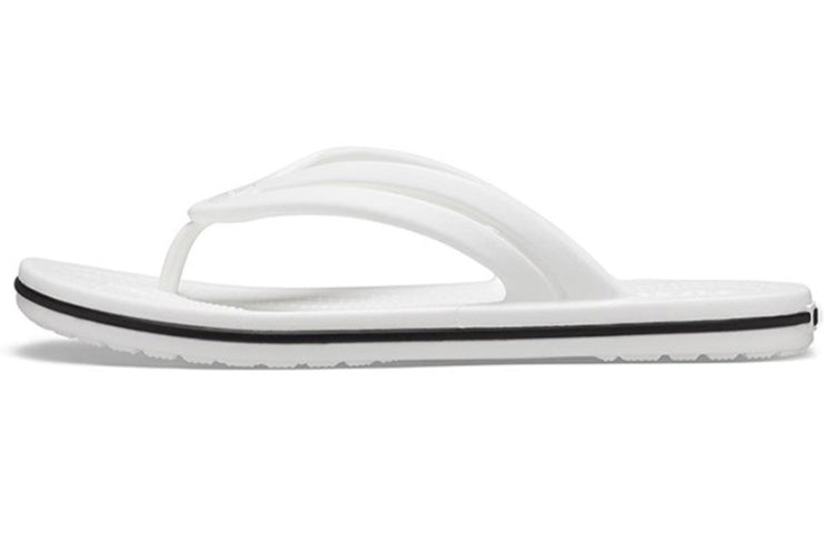 (WMNS) Crocs Crocband Flip-Flops 'White' 206100-100
