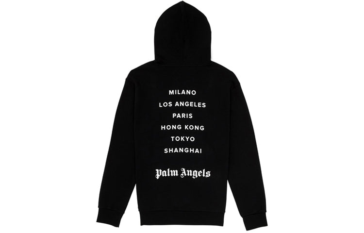 Men's PALM ANGELS Hong Kong Slogan Black PMBB003S206360231001
