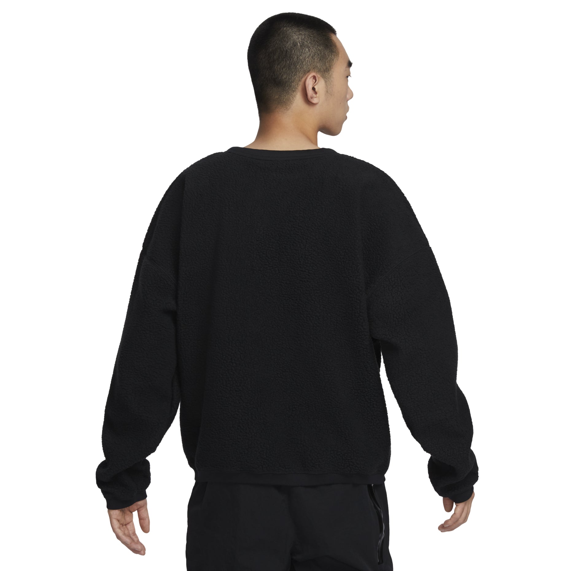Nike Club Fleece Winterized Crew 'Black' FB8379-010
