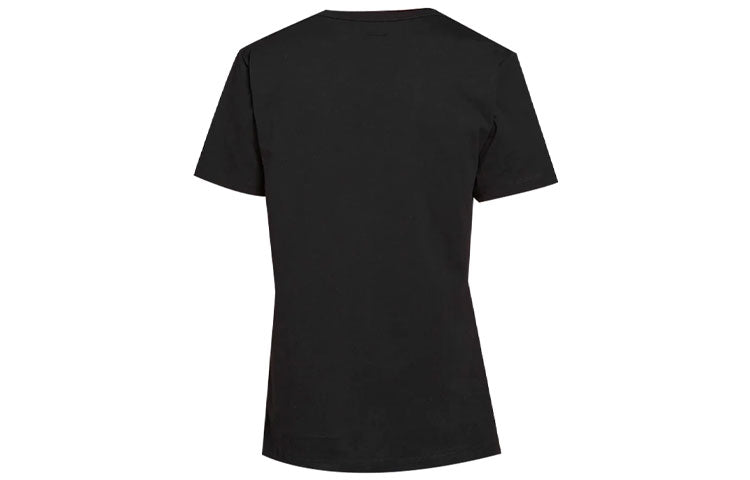 Off-White c/o virgil abloh men's black logo short sleeve slim tee OMAA027S191850221001