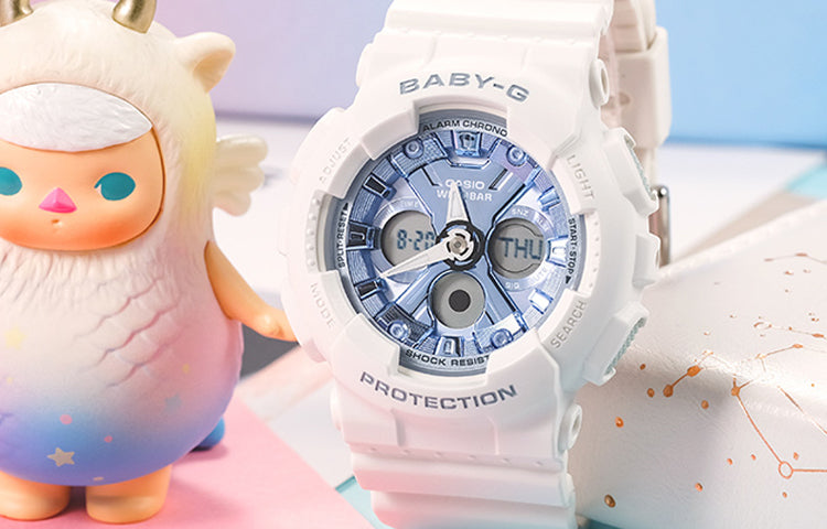CASIO Baby-G 'White Blue' BA-130-7A2PRL