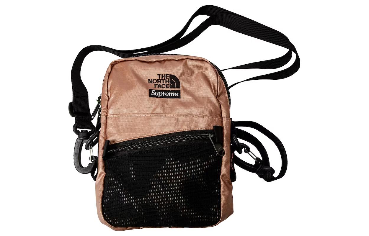 Supreme x THE NORTH FACE Logo Shoulder Bag 'Tan' SU4428