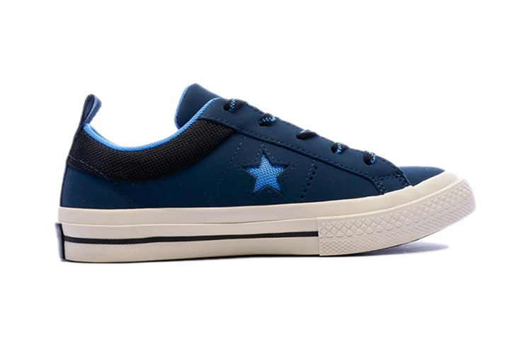 Converse One Star Non-Slip Wear-resistant Low Tops Casual Skateboarding Shoes Blue 362528C