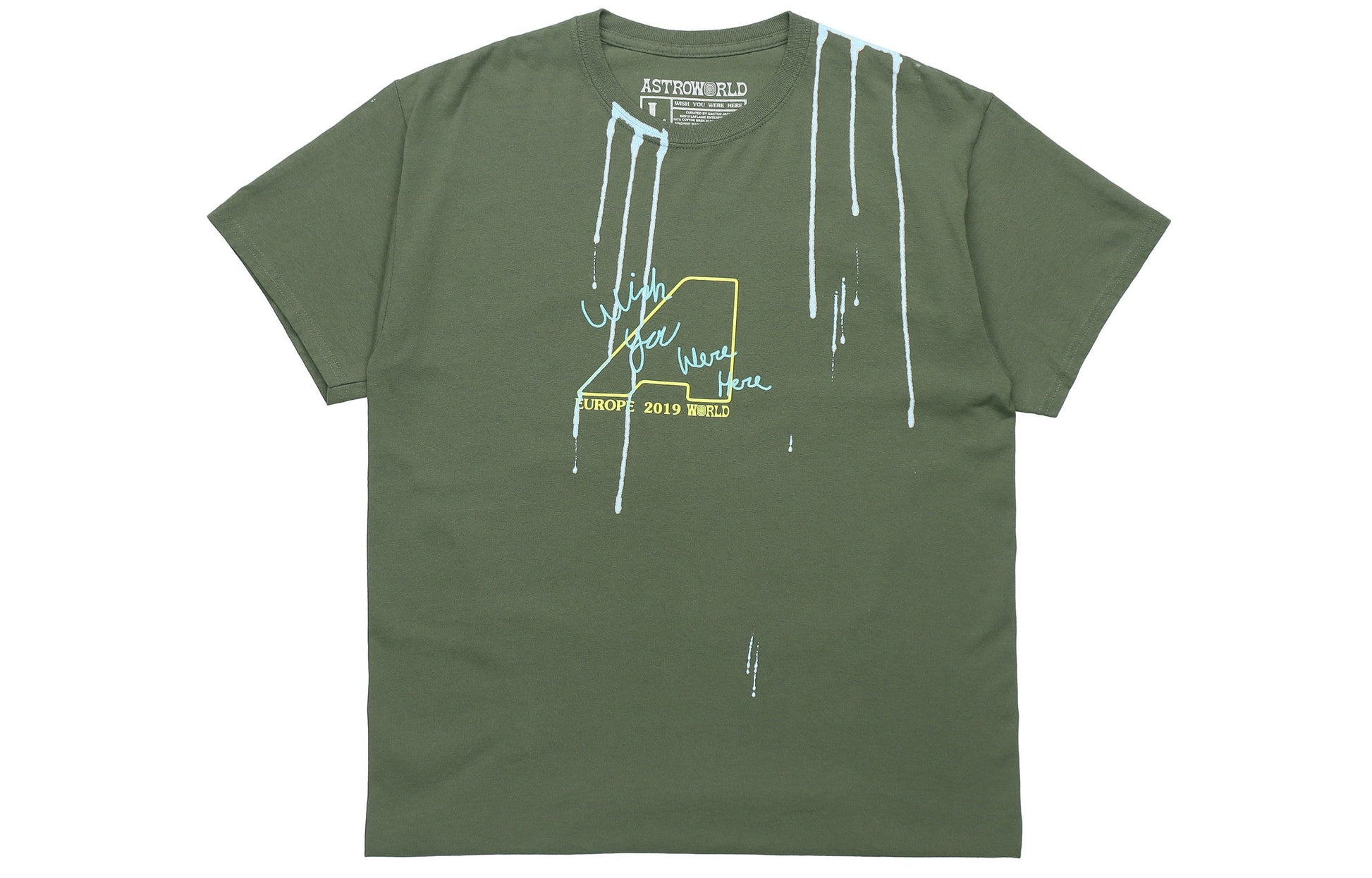 Travis Scott Unisex Cactus Jack Printing Green TC-34