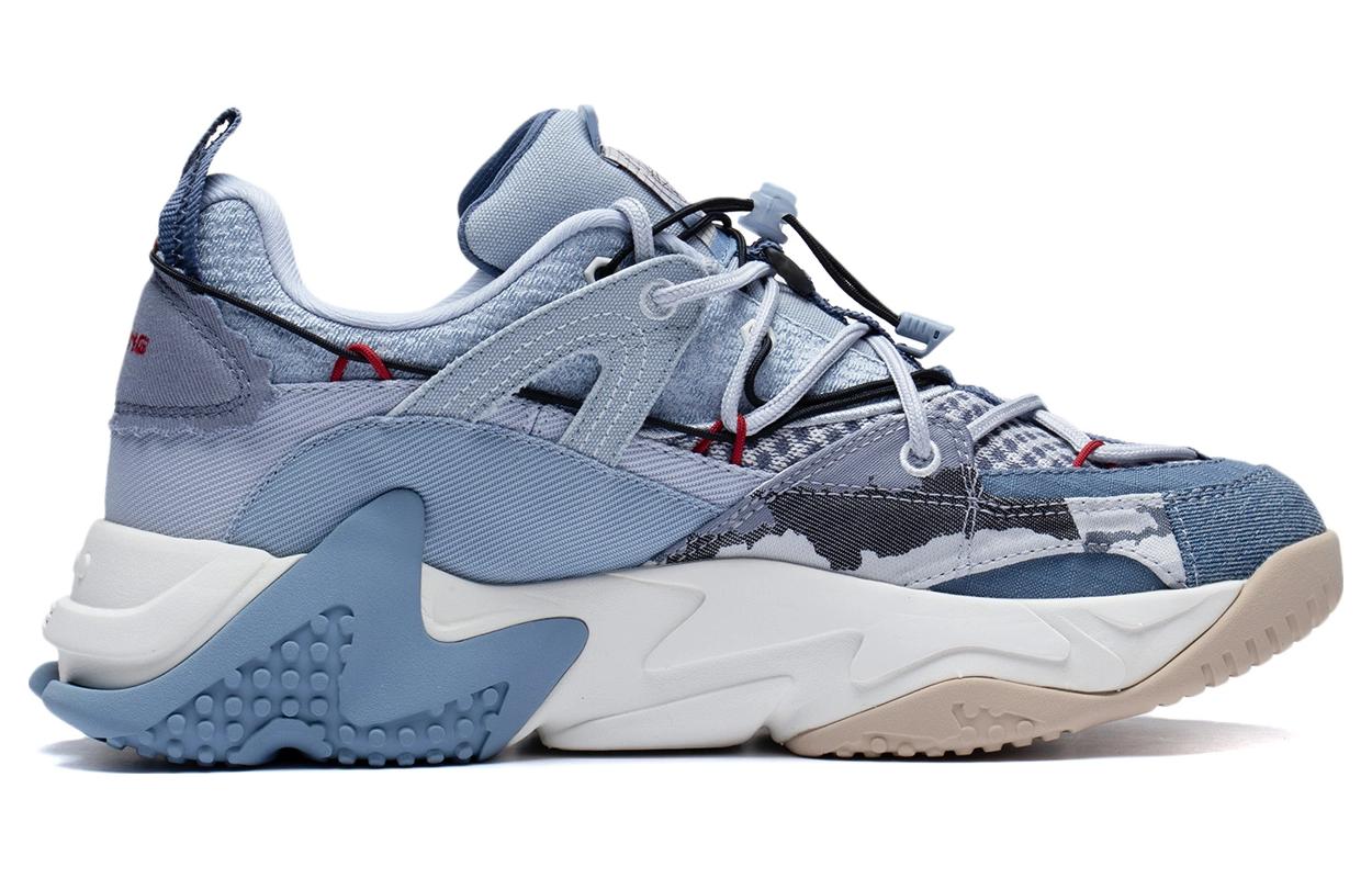 Li-Ning Counterflow WuXing Fashion Show 'Smoke Grey Blue' AGLR171-4
