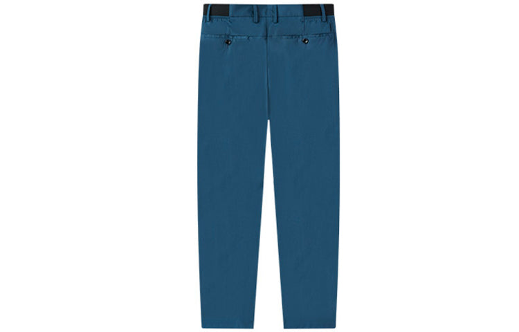 FILA Single Color Straight Casual Sport Long Trousers Men's GreyBlue F11M132854F-BU