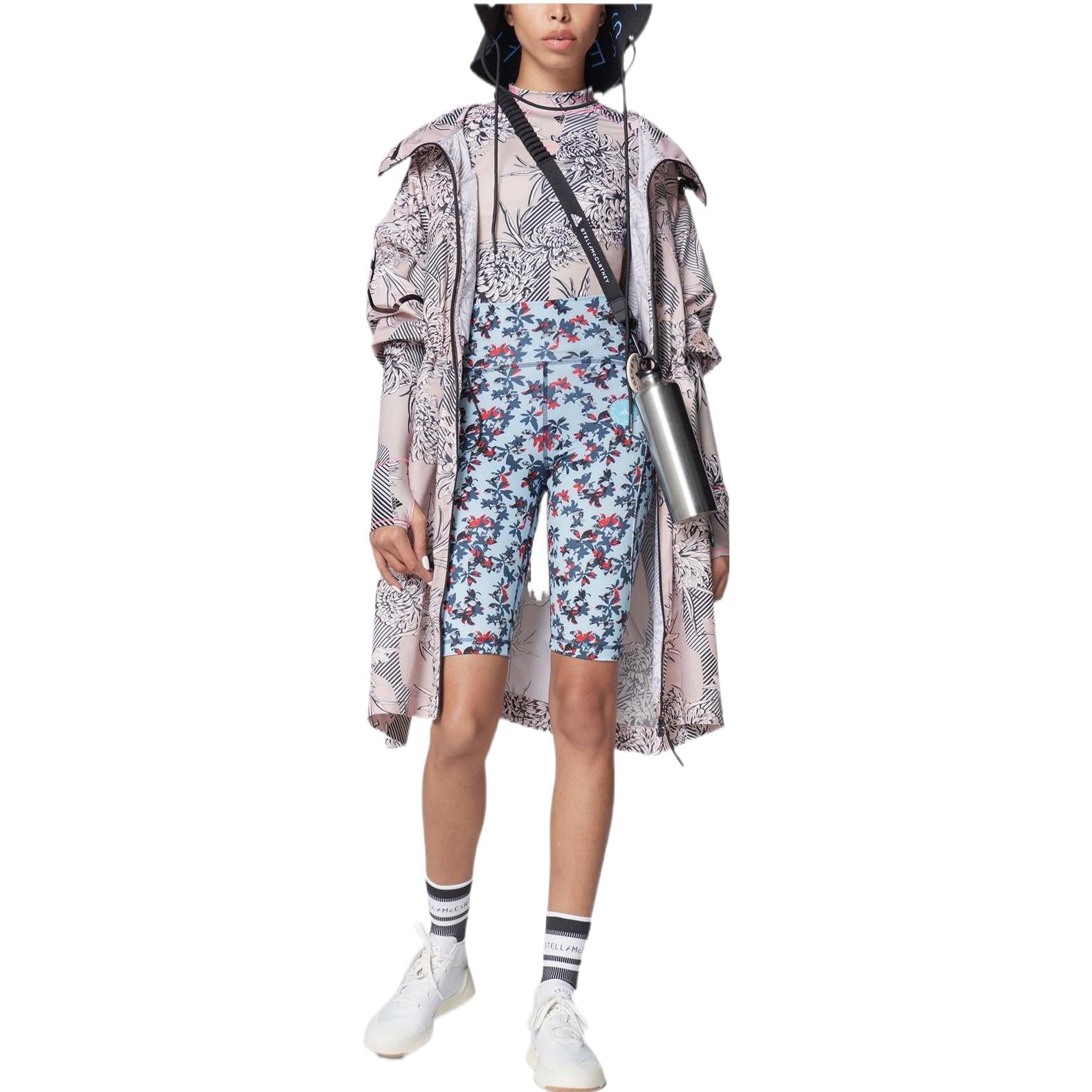 (WMNS) adidas by Stella McCartney Long Lightweight Parka Jacket Asia Sizing 'Pink Black' GM0484