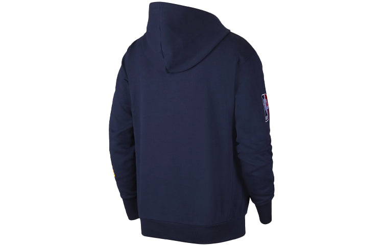 Nike NBA City Edition Courtside Golden State Warriors Embroidered Logo Fleece Navy Blue Dark blue CN1811-419