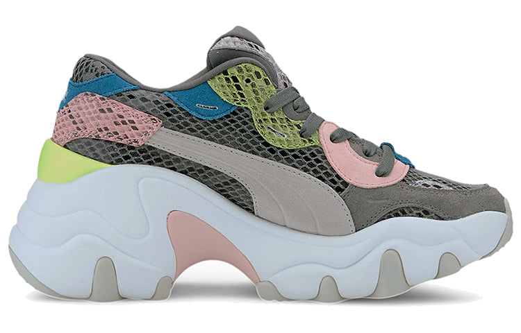 (WMNS) PUMA Pulsar Wedge 'Disco Wild - Ultra Grey' 373938-02