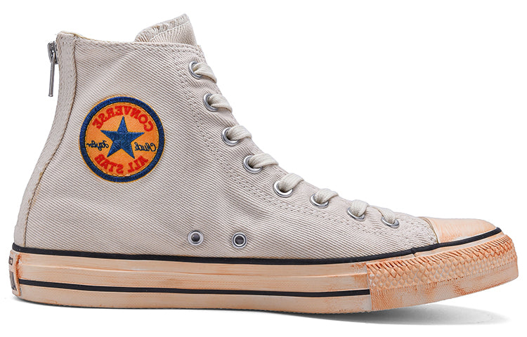 Converse Chuck Taylor All Star Back Zip Vintage Wash In Turtledove 'White Grey' 144772C