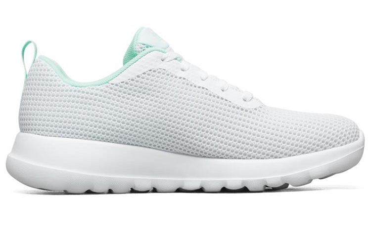 (WMNS) Skechers Go Walk Joy Running Shoes White/Green 15641-WMT
