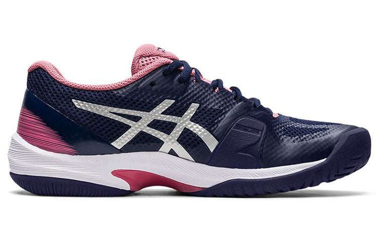 (WMNS) ASICS Court Speed FF 'Peacoat Pure Silver' 1042A080-403
