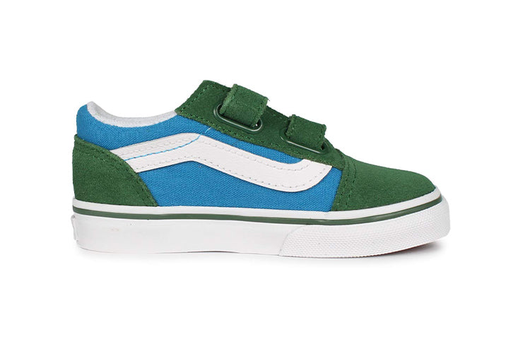 (TD) Vans Old Skool V '2 Tone - Mediterranean Blue Greener Pastures' VN0A38JNWK9