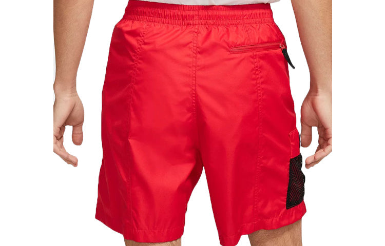 Nike SB Skateboard Alphabet Logo Printing Skateboard Sports Shorts Red CI7348-657
