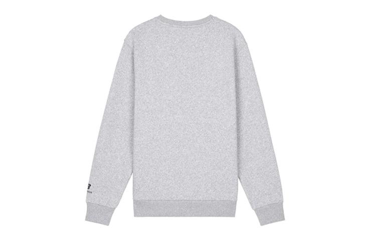 New Balance Logo Crew-neck Versatile Jumper Grey AMT03341-AG
