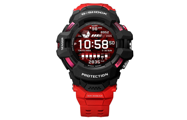 CASIO G-Shock Digital 'Red Black' GSW-H1000-1A4JR