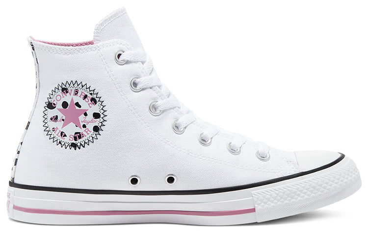 Converse Ctas Hi White/Pink 169015C