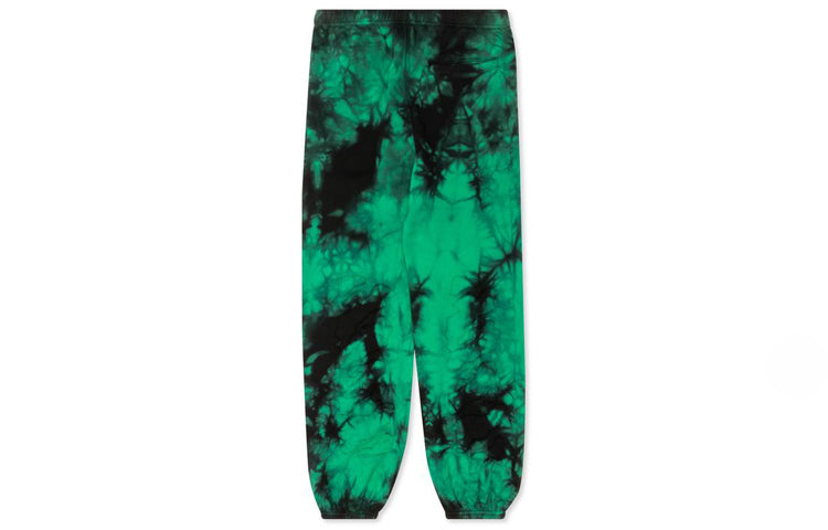 Off-White SS20 Tie-dye Printing Trousers Men Green OMCH027S20E300204400