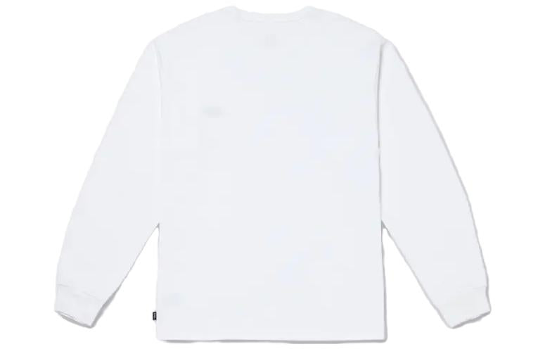 Vans Logo Classic Crew Long Sleeve T-shirt 'White' VN000FE1WHT