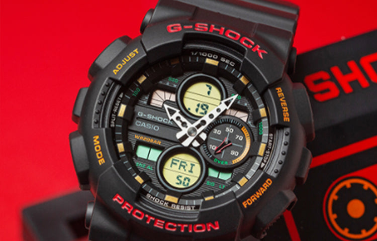 CASIO G-Shock Analog-Digital 'Black' GA-140-1A4PRBS