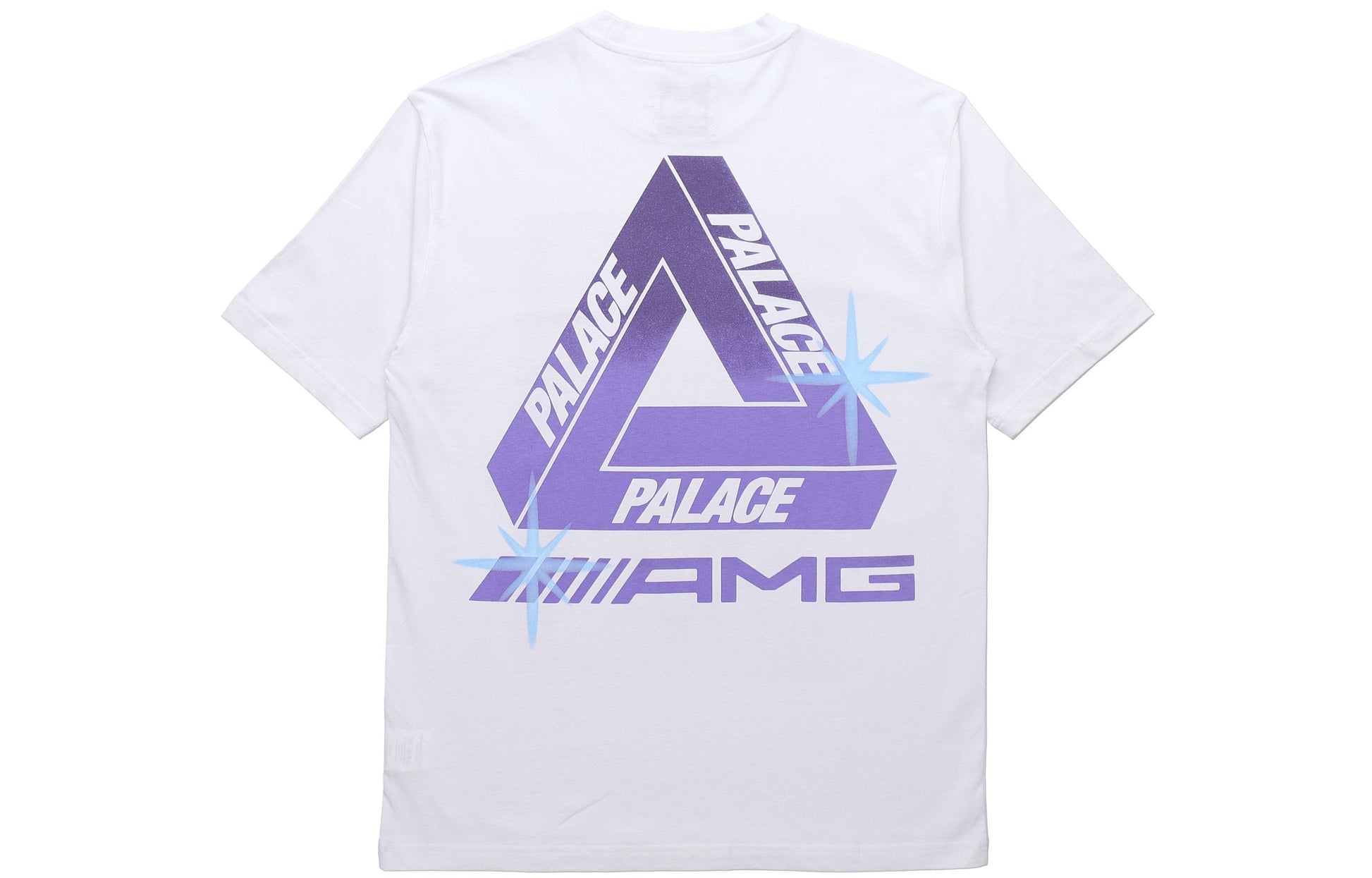 PALACE SS21 x AMG Crossover White Logo Printing Pattern Short Sleeve T-Shirt P20AMGTS005