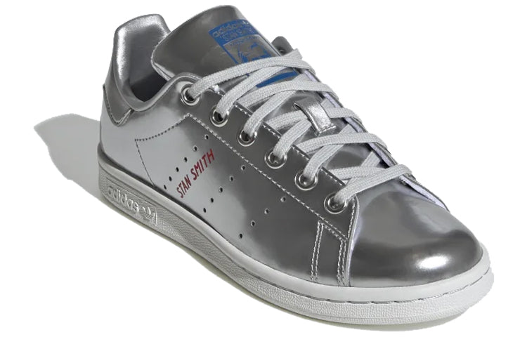 (GS) adidas Stan Smith J 'Silver Metallic' FW8062
