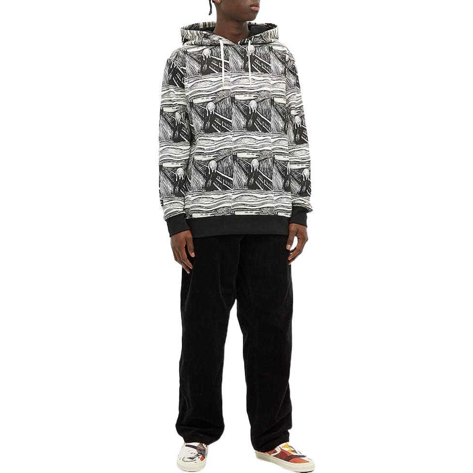 Men's Vans x moma Crossover Printing Fleece Black VN0A4RQC1UB