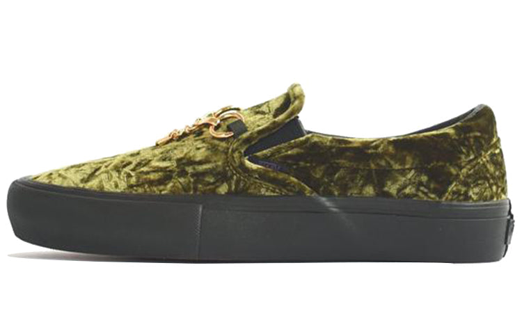 Vans Needles x Classic Slip-On VLT LX 'Green Velvet' VN0A3QXYSI0