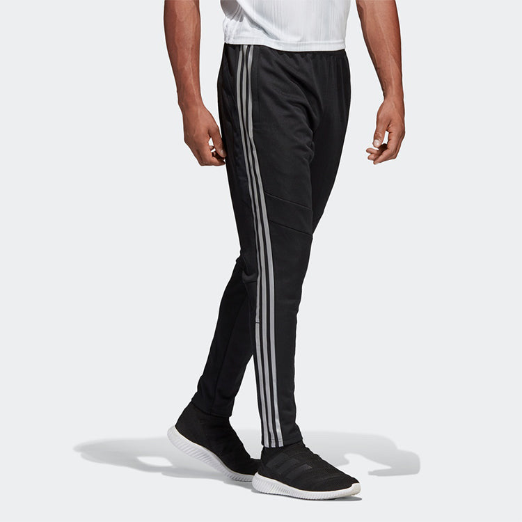 adidas Tiro19 Pnt Stripe Printing Sports Long Pants Black Gray DZ8771