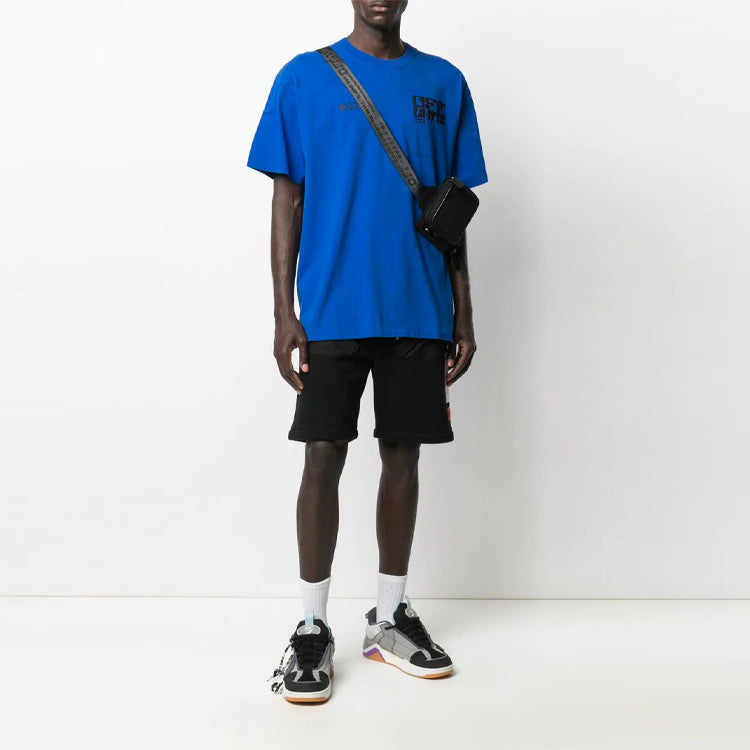Off-White Men's SS21 Arrows Logo Oversize Blue OMAA038S21JER0084510