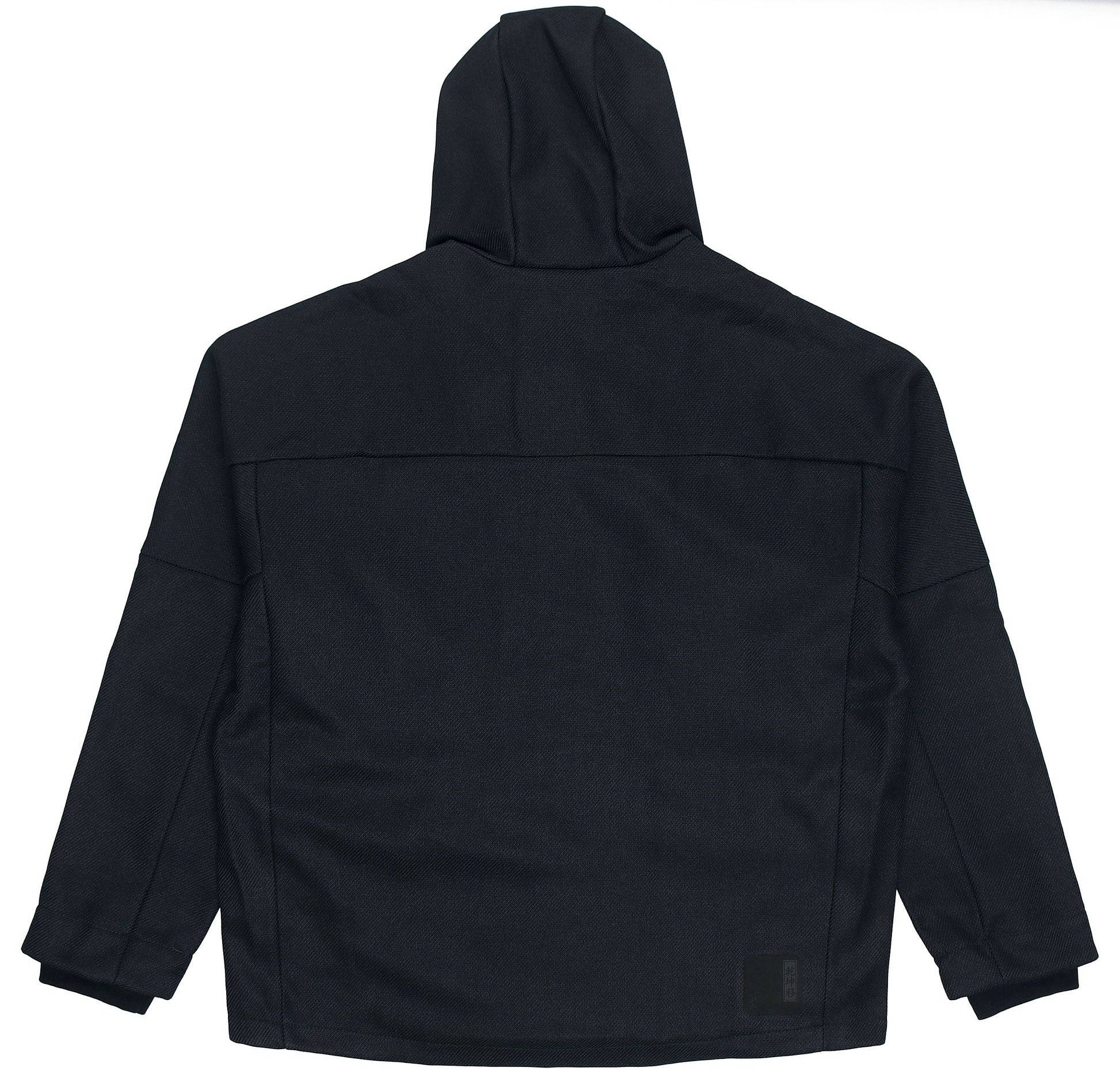 adidas Wj Wv Bond Jkt Sports hooded Logo Jacket Black H39218