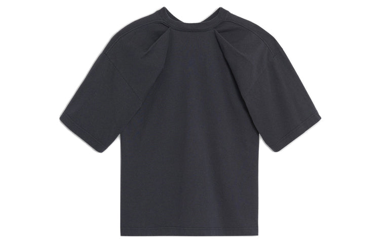 Balenciaga Logo Printing Short Sleeve Unisex Black 583098TFV598465
