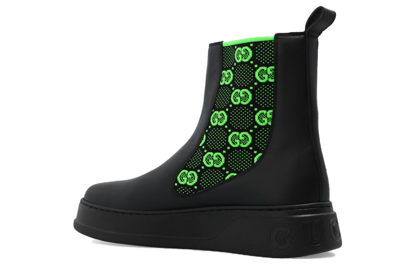 Gucci GG Leather Boot 'Black' 718713-AAA8L-1065