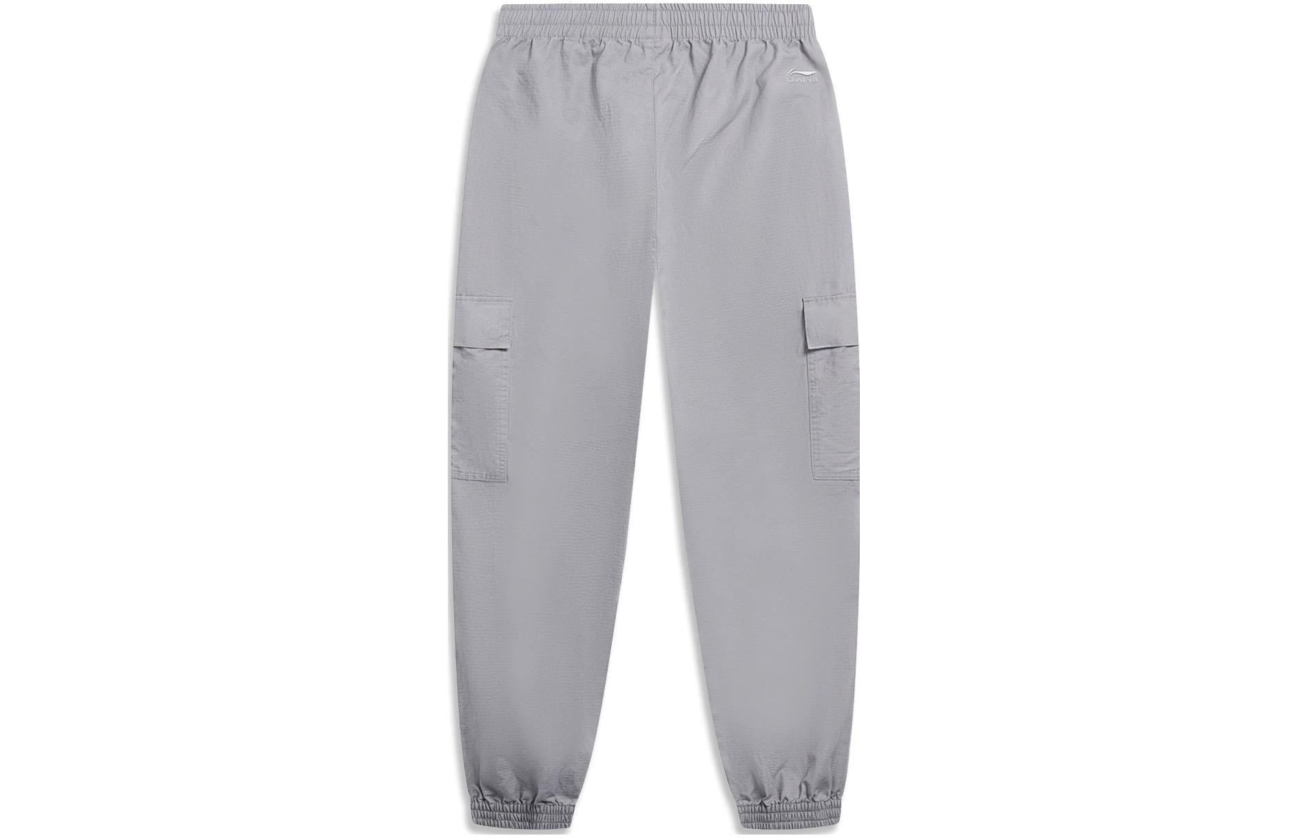 Li-Ning Skateboard Series Cargo Pants 'Grey' AKXT021-2