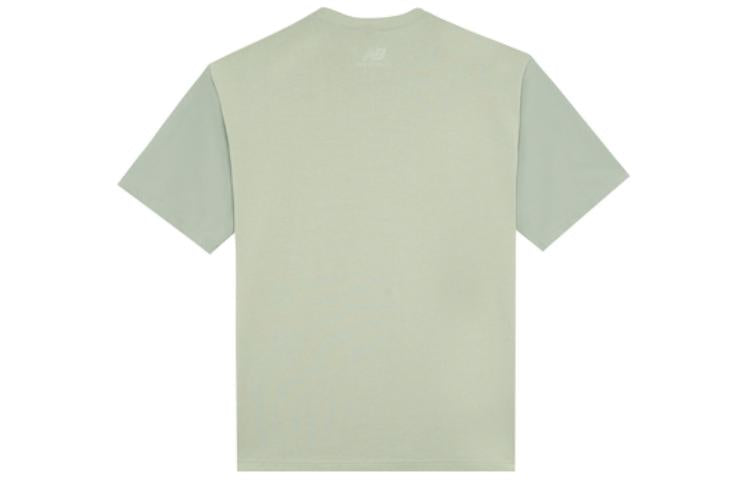 New Balance Logo Crew Neck T-Shirt Asia Sizing 'Lime Green' AMT22364-DRA