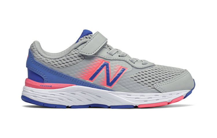 New Balance Kids' 680v6 Grey/Pink/Blue YA680BL6