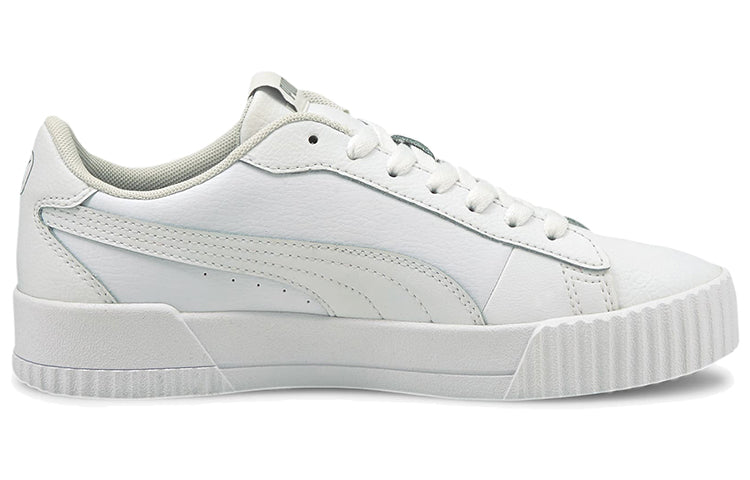 (WMNS) PUMA Carina Crew 'White Silver' 374903-02