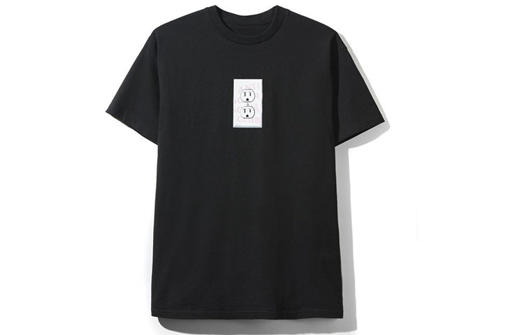 ANTI SOCIAL SOCIAL CLUB Pattern Short Sleeve Unisex Black ASST340
