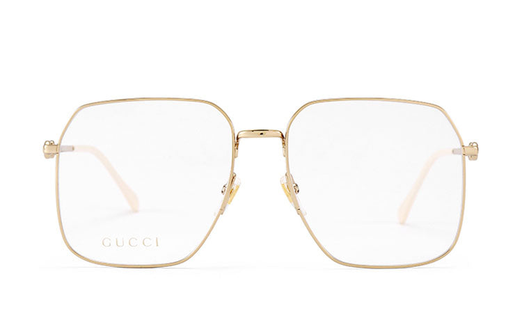 Gucci Interlockinold Light Mental Glasses Gold GG0952O-001